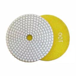 Toolocity JHX 5 in. Dry/Wet Diamond Polishing Pad Set with Semi-Rigid Back Holder for Concrete and Granite thumbnail 5