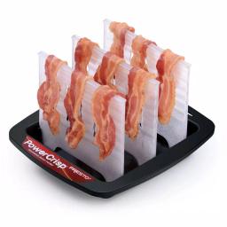 Presto Microwave Bacon Crisper Cooker - Dishwasher Safe, Makes 12 Strips thumbnail 2