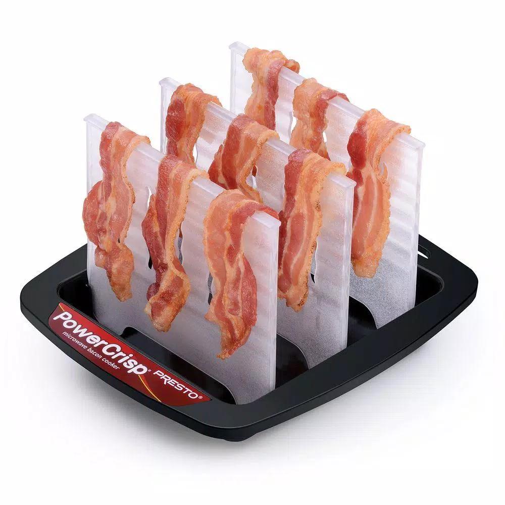 Presto Microwave Bacon Crisper Cooker - Dishwasher Safe, Makes 12 Strips