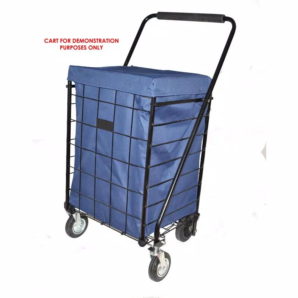 Easy Wheels Deluxe Jumbo Hooded Carrier Liner - Navy Blue