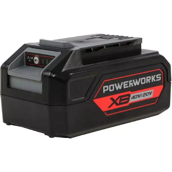 POWERWORKS XB 20V/40V Lithium-Ion Battery, 4.0 Ah/2.0 Ah