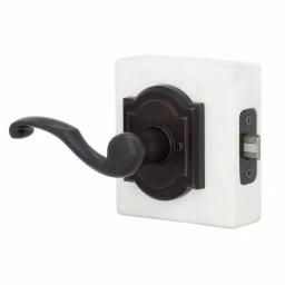 Baldwin Prestige Madrina Venetian Bronze Universal Passage Door Lever (4-Pack) thumbnail 2