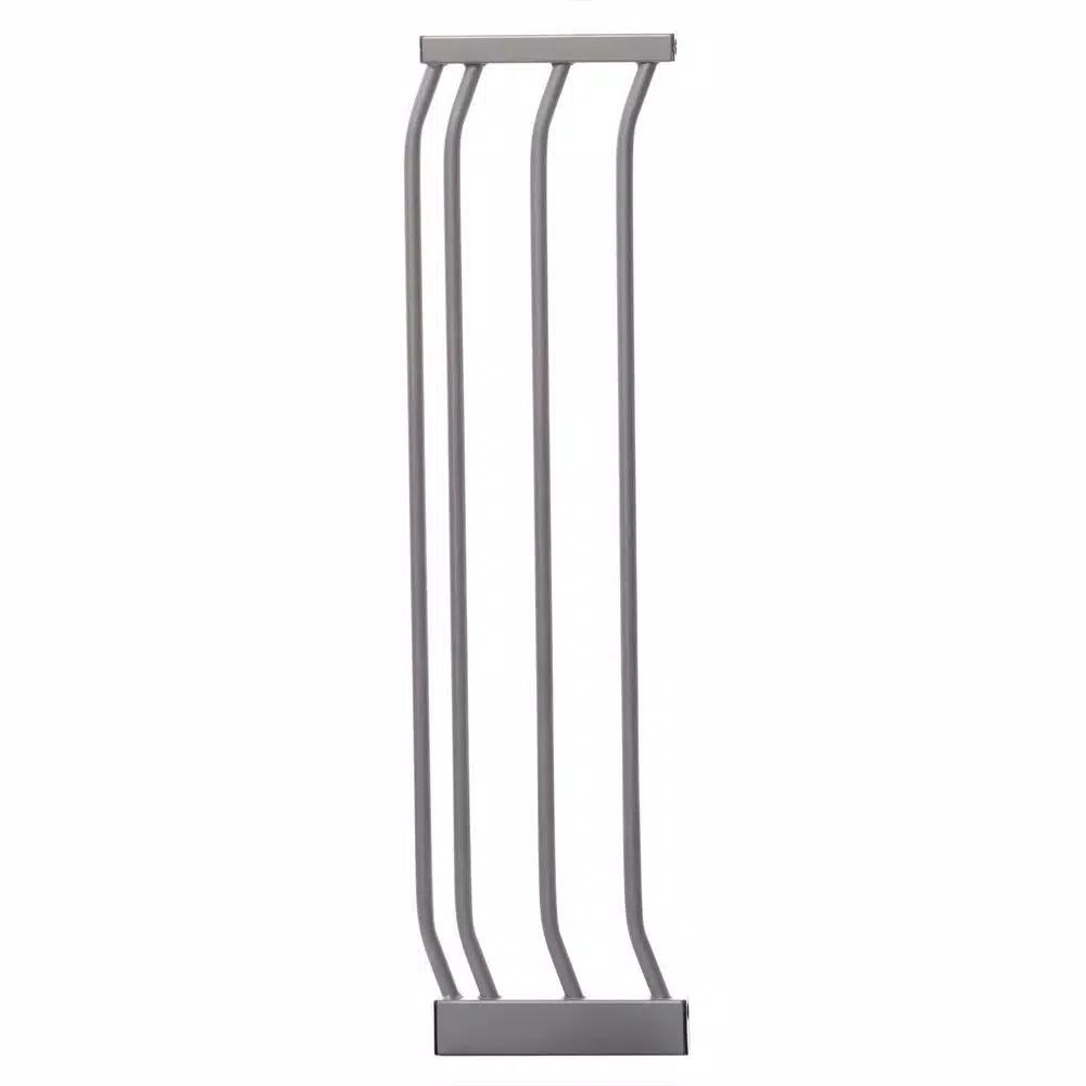 Dreambaby Silver Dawson 7 in. Gate Extension for Auto-Close Security Gate