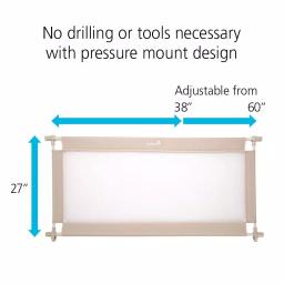 Safety 1st Wide Doorways 27 in. Multi-Purpose Pressure Mounted Security Gate thumbnail 6
