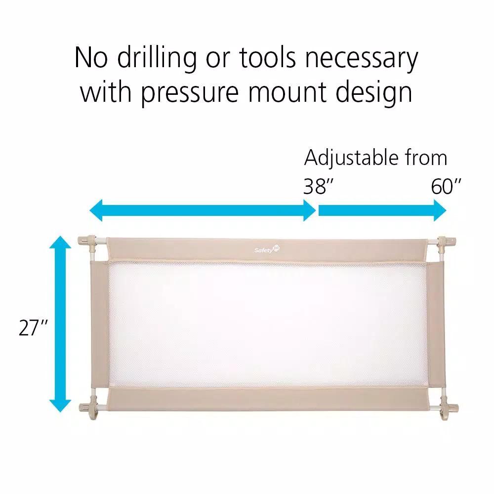 Safety 1st Wide Doorways 27 in. Multi-Purpose Pressure Mounted Security Gate