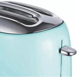 Brentwood Appliances TS-270BL Retro 2-Slice Blue Extra-Wide Slot Toaster thumbnail 4