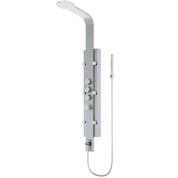 VIGO Mateo 59.5 in. Stainless Steel 6-Jet High Pressure Shower Panel System