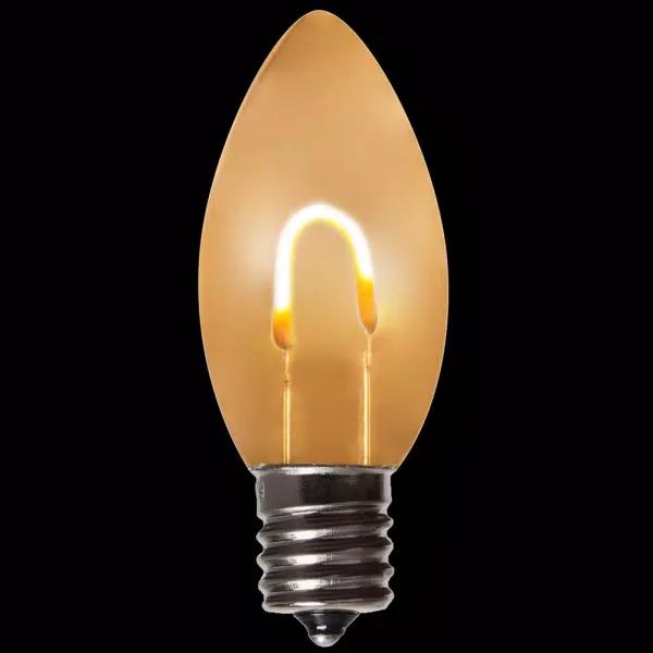 Wintergreen Lighting FlexFilament C9 LED Shatterproof Warm White Vintage Edison Replacement Bulbs (5-Pack)