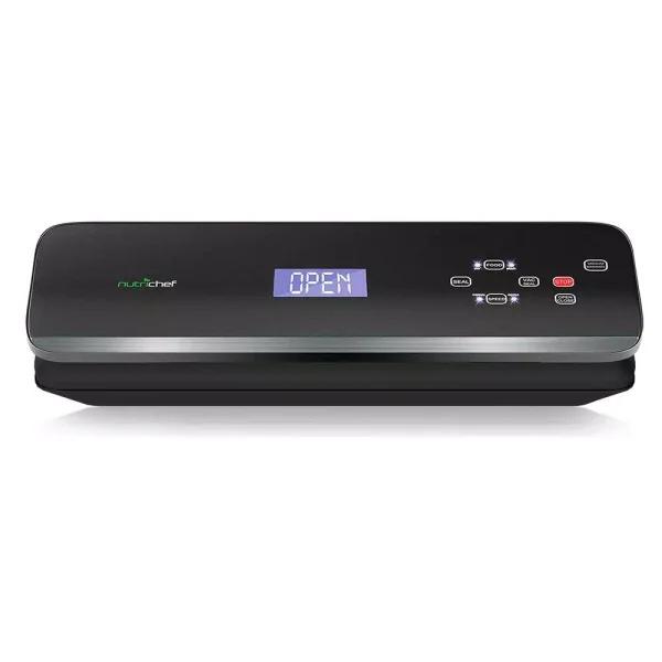 NutriChef Electric Food Vacuum Sealer with Digital Button Controls and Dual Sealing Modes