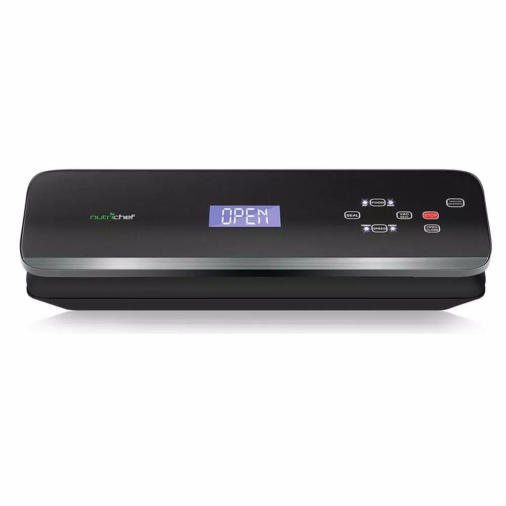 NutriChef Electric Food Vacuum Sealer with Digital Button Controls and Dual Sealing Modes