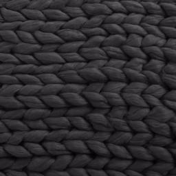 Noble House Marnie Dark Grey Acrylic Throw Blanket, Modern Solid Pattern thumbnail 2