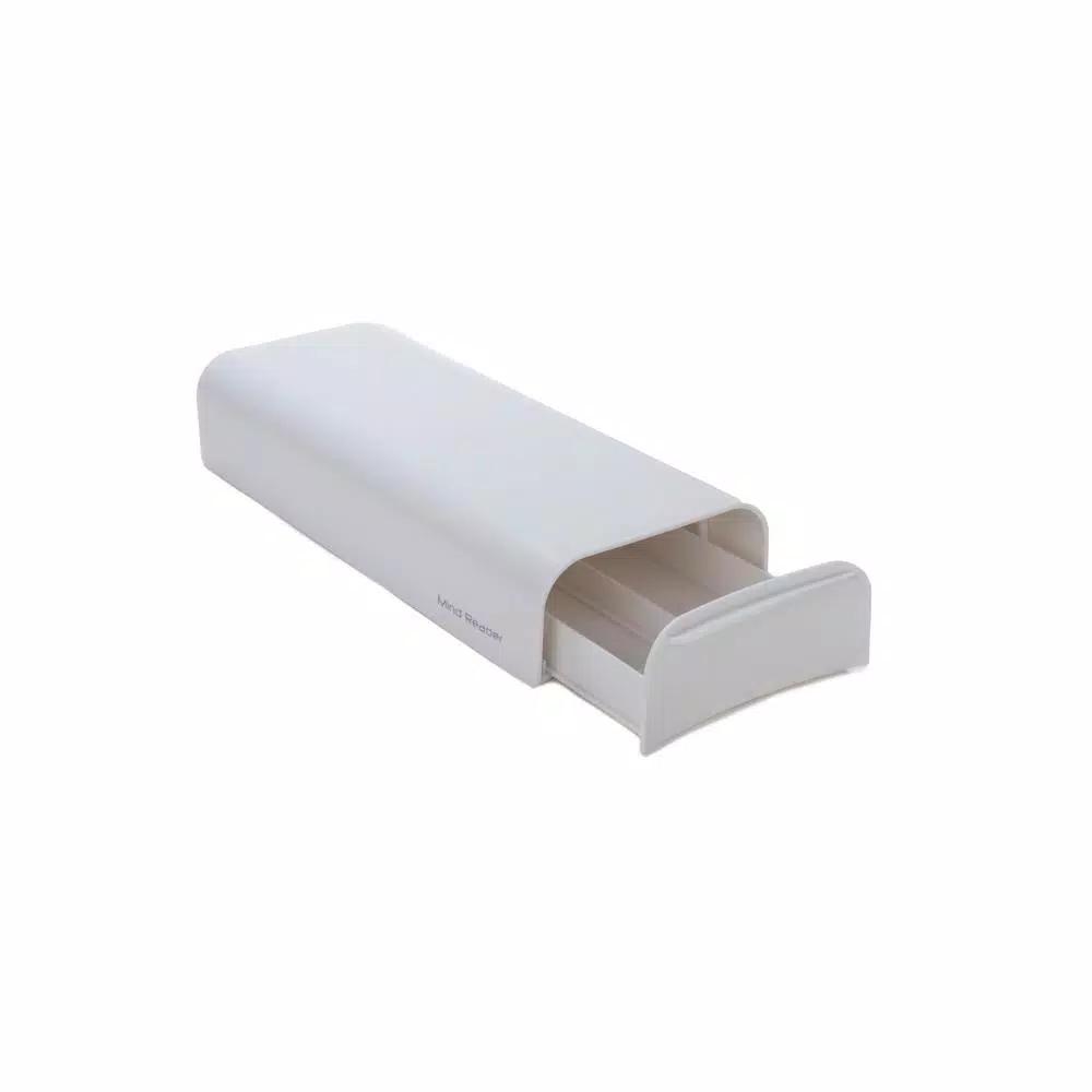 Mind Reader Single Serve Coffee Pod Holder - 12-14 Capacity Storage Drawer, White