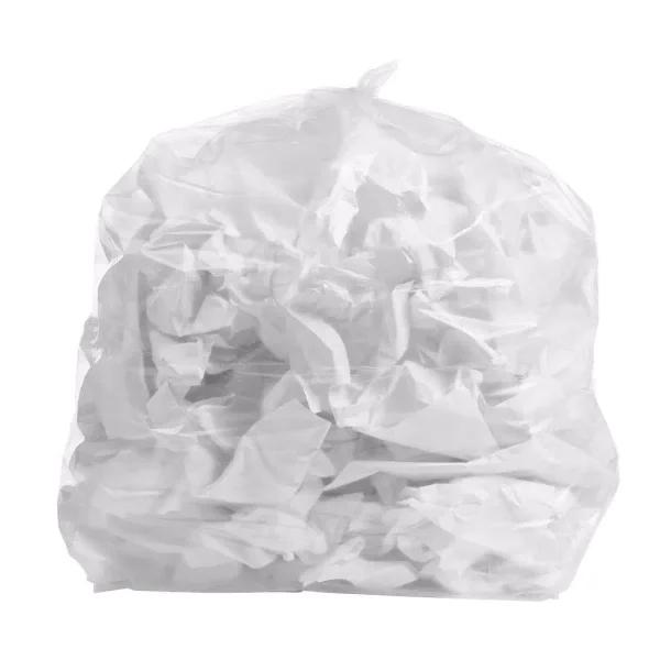 PlasticMill 42 Gallon Clear Contractor Trash Bags, 3 Mil Thickness, 33 x 49 in., 50 Count