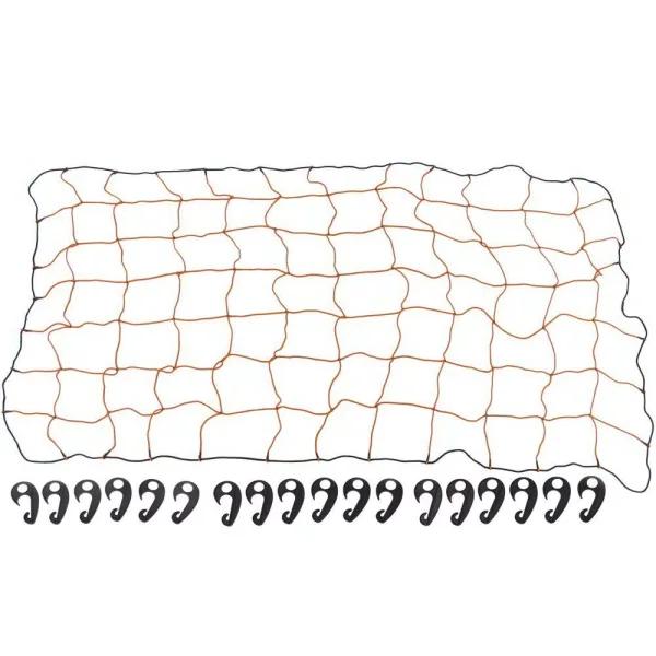 HitchMate 6 ft. x 10 ft. Heavy-Duty StretchWeb Cargo Net with 18 Hooks and Carrying Case