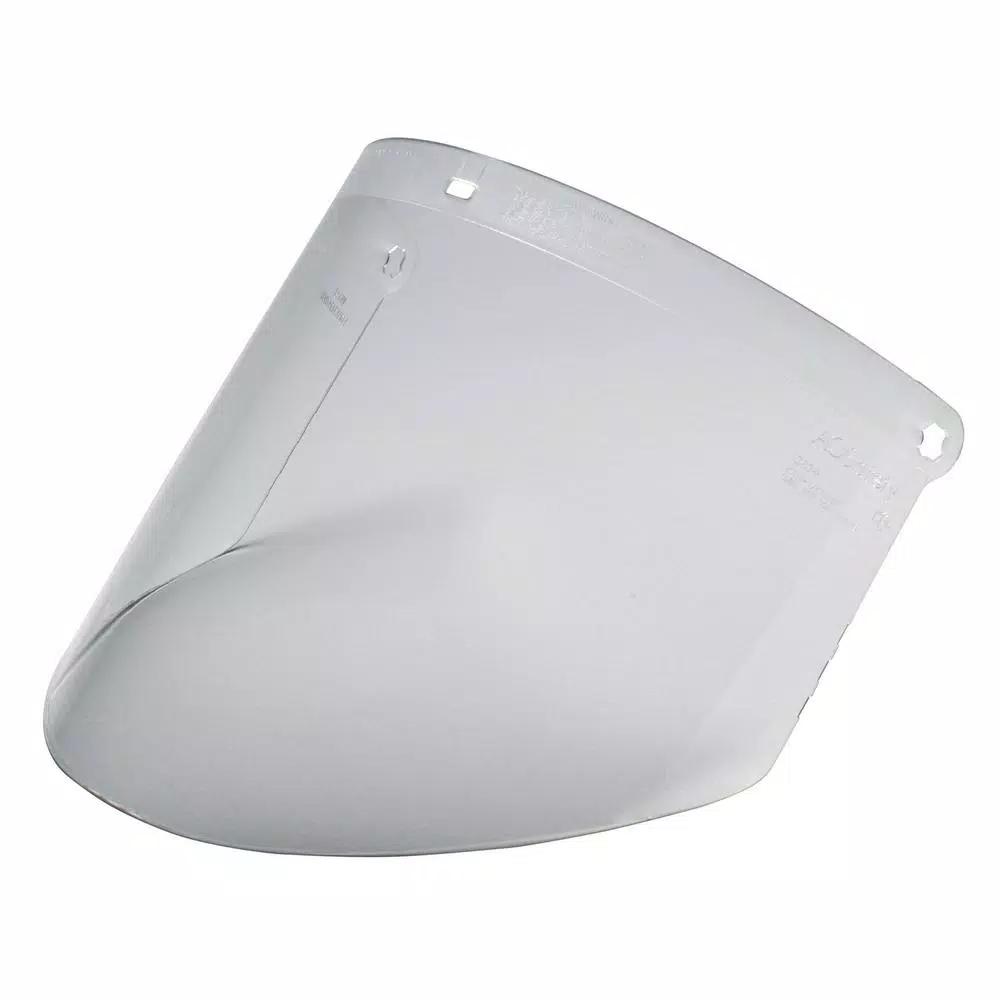 3M W96 Clear Propionate Molded Faceshield, Splash Resistant (Case of 10)