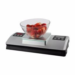 Nesco 2-in-1 Vacuum Sealer with Integrated Digital Scale and Bag Cutter, Silver thumbnail 2