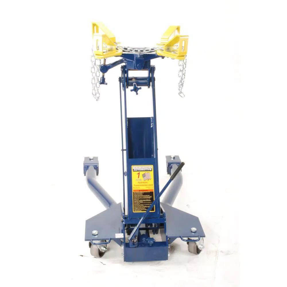 Hein-Werner HW93718 1-Ton Capacity Blue Floor Transmission Jack