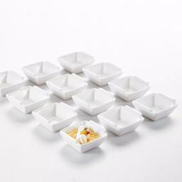 MALACASA 2.5 in. White Porcelain Ramekins Set of 12, Ceramic Souffle Dishes and Serving Bowls thumbnail 7