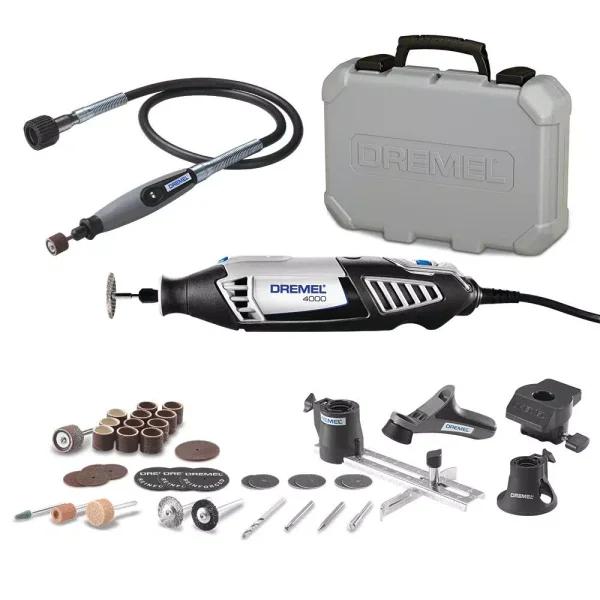 Dremel 4000 Series 1.6 Amp Corded Rotary Tool Kit with 36 in. Flex-Shaft Attachment