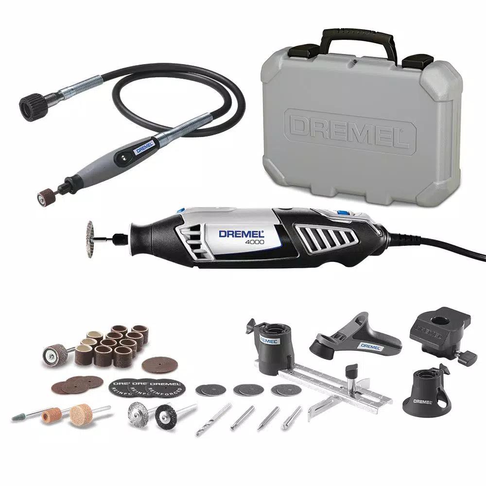 Dremel 4000 Series 1.6 Amp Corded Rotary Tool Kit with 36 in. Flex-Shaft Attachment