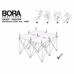 BORA Centipede 24 in. x 48 in. Heavy-Duty Workbench Top with 3/4 in. Dog Holes thumbnail 12