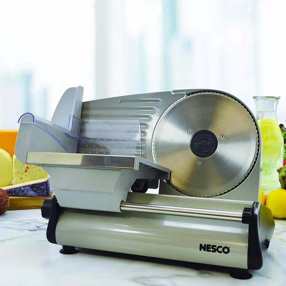 Nesco FS-200 Everyday 180W Electric Food Slicer with 7.5 in. German Solingen Blade