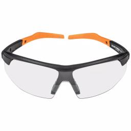 Klein Tools Safety Glasses, Clear Polycarbonate Lens, Anti-Fog & Scratch Resistant, Black/Orange thumbnail 5