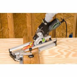 Genesis GPCS535K 3-1/2 in. 5.8 Amp Compact Plunge Circular Saw Kit with Laser and Accessories thumbnail 8