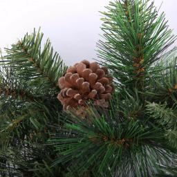 Winsome House 24 in. Artificial Pine and Cedar Wreath with Red Berries and Pinecones thumbnail 4