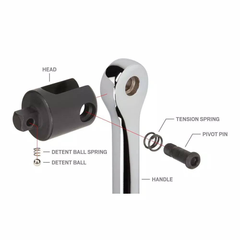 TEKTON 3/4 in. Drive x 40 in. Breaker Bar with 230° Pivoting Head
