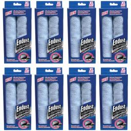 Endust 15 in. x 15 in. Microfiber Cleaning Cloths, Blue, 16-Pack thumbnail 1