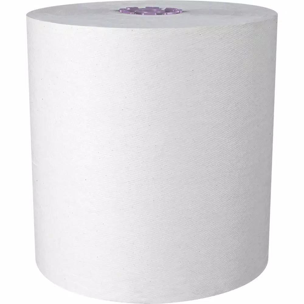 Scott Essential Unperforated Hard Roll Paper Towels, White, 6-Roll Pack