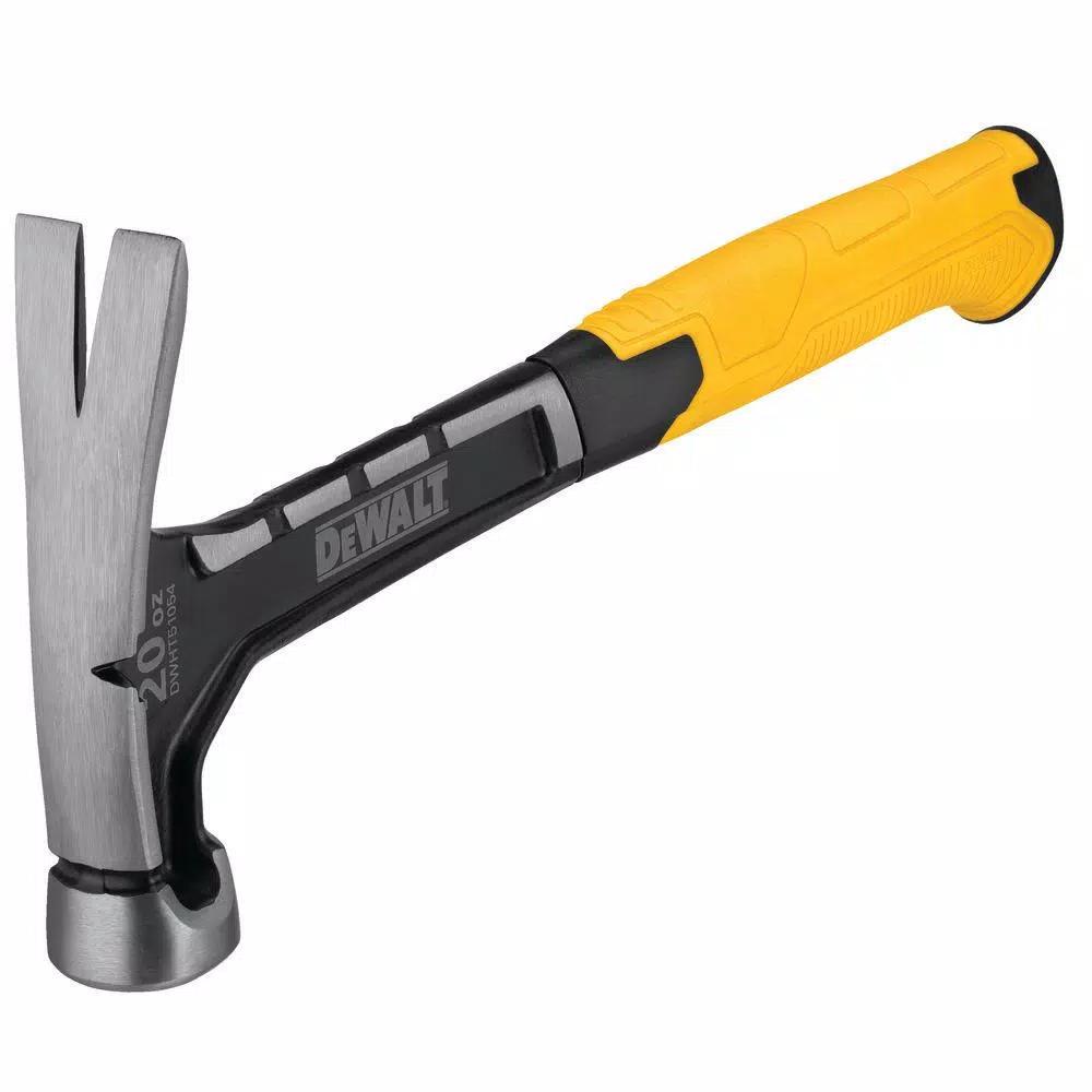 DEWALT 20 oz. Steel Rip Claw Hammer with Bonus 25 ft. Tape Measure