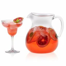 Libbey Indoors Out 7-Piece Tritan Margarita Entertaining Set with 96oz Pitcher and 6 Glasses thumbnail 1