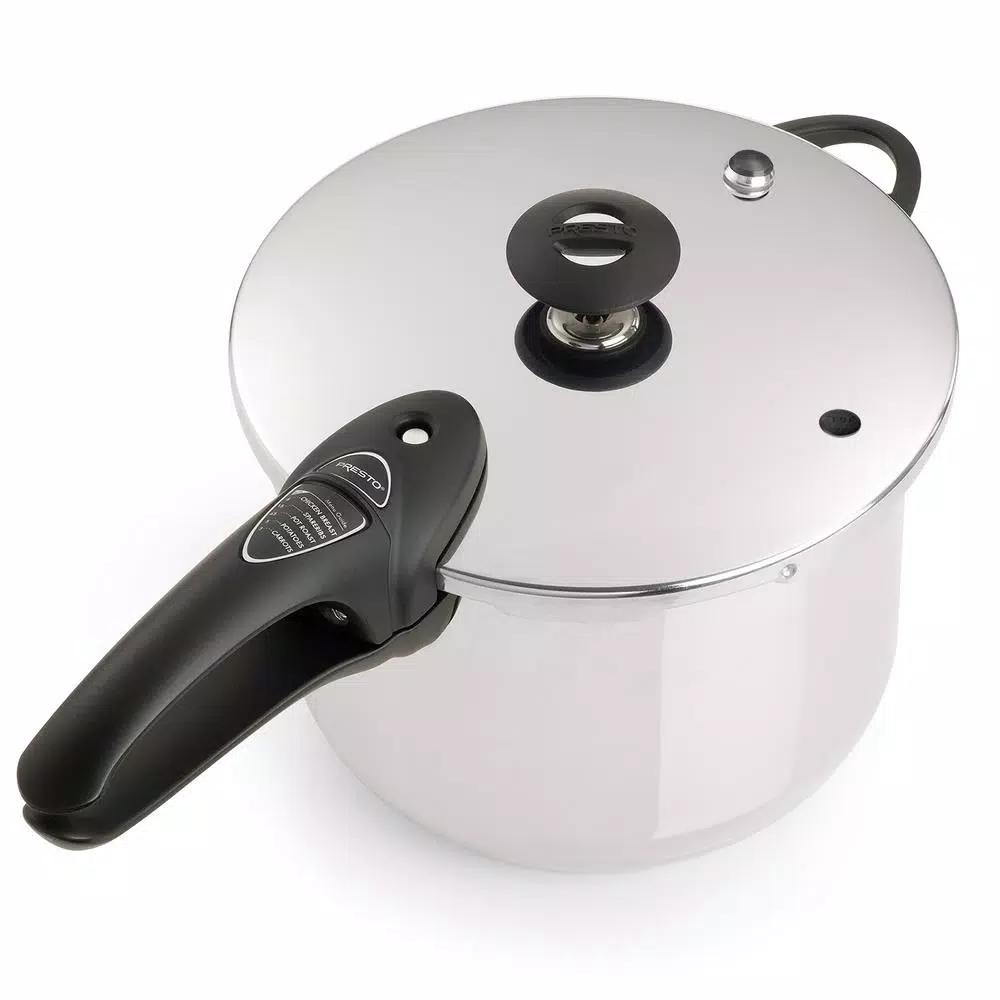 Presto 6 Qt. Stainless Steel Stovetop Pressure Cooker with Tri-Clad Base