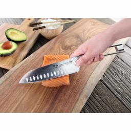 Cangshan N1 Series 7 in. German Steel Forged Santoku Knife, Stainless Steel Full Tang thumbnail 4