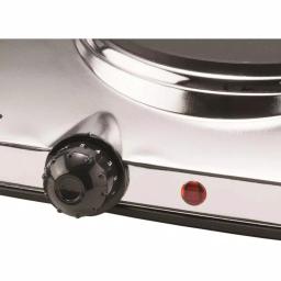 Brentwood Appliances 1440W 2-Burner Silver Electric Hot Plate thumbnail 5