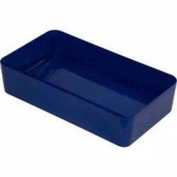 Carlisle TrimLine Blue Swing Lid for 15 Gal. and 23 Gal. Rectangular Waste Containers (4-Pack) thumbnail 2