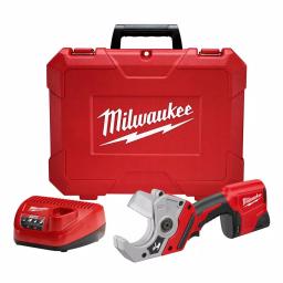 Milwaukee M12 12V Lithium-Ion PVC Shear & HACKZALL Reciprocating Saw Kit thumbnail 2