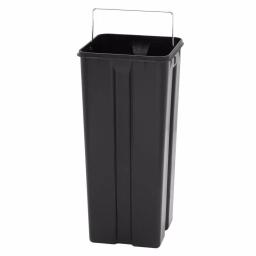 Step N' Sort 16 Gallon Red 2-Compartment Stainless Steel Trash and Indoor Recycling Bin thumbnail 5