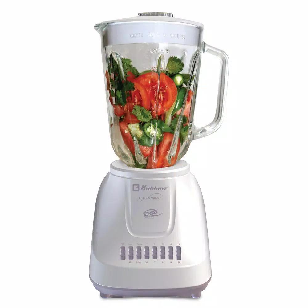 Koblenz Kitchen Magic Collection 50 oz. 10-Speed 400W Blender with Glass Jar
