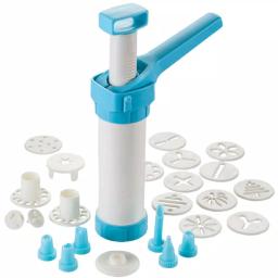 Hutzler 23-Piece Easy Action Cookie Press and Food Decorator Set thumbnail 1