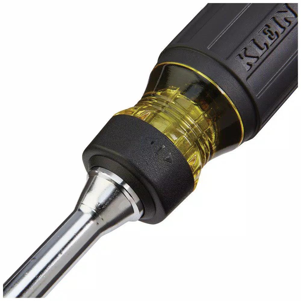 Klein Tools 15-in-1 Multi-Bit Ratcheting Screwdriver with Cushion-Grip Handle