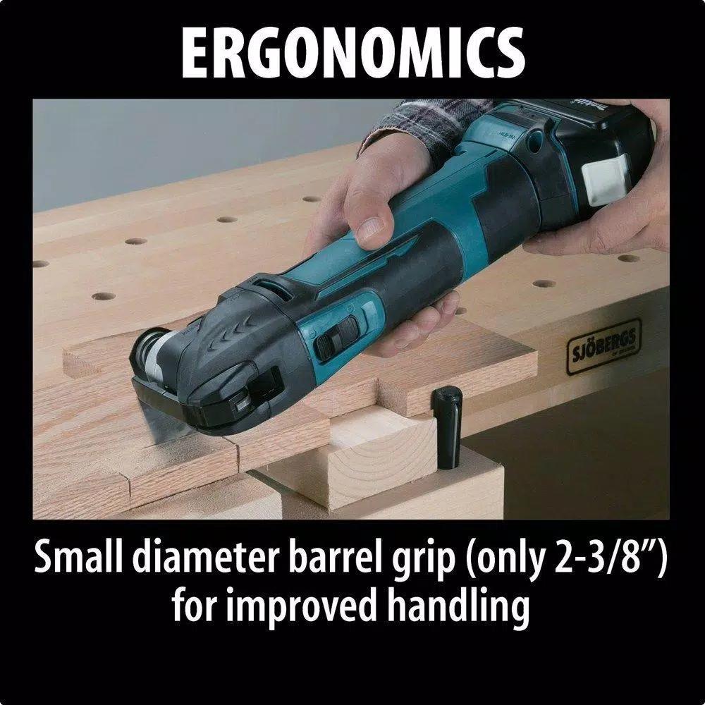 Makita 18V LXT Cordless Oscillating Multi-Tool Kit with 5.0Ah Battery and Charger