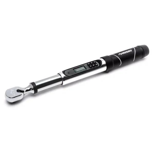 Husky 3/8 in. Drive Electronic Digital Torque Wrench with Angle Measurement