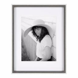Kate and Laurel Gibson 11 x 14 in. Gallery Wall Picture Frame Set, Matted to 8 x 10 in., Gray and White (Set of 4) thumbnail 3
