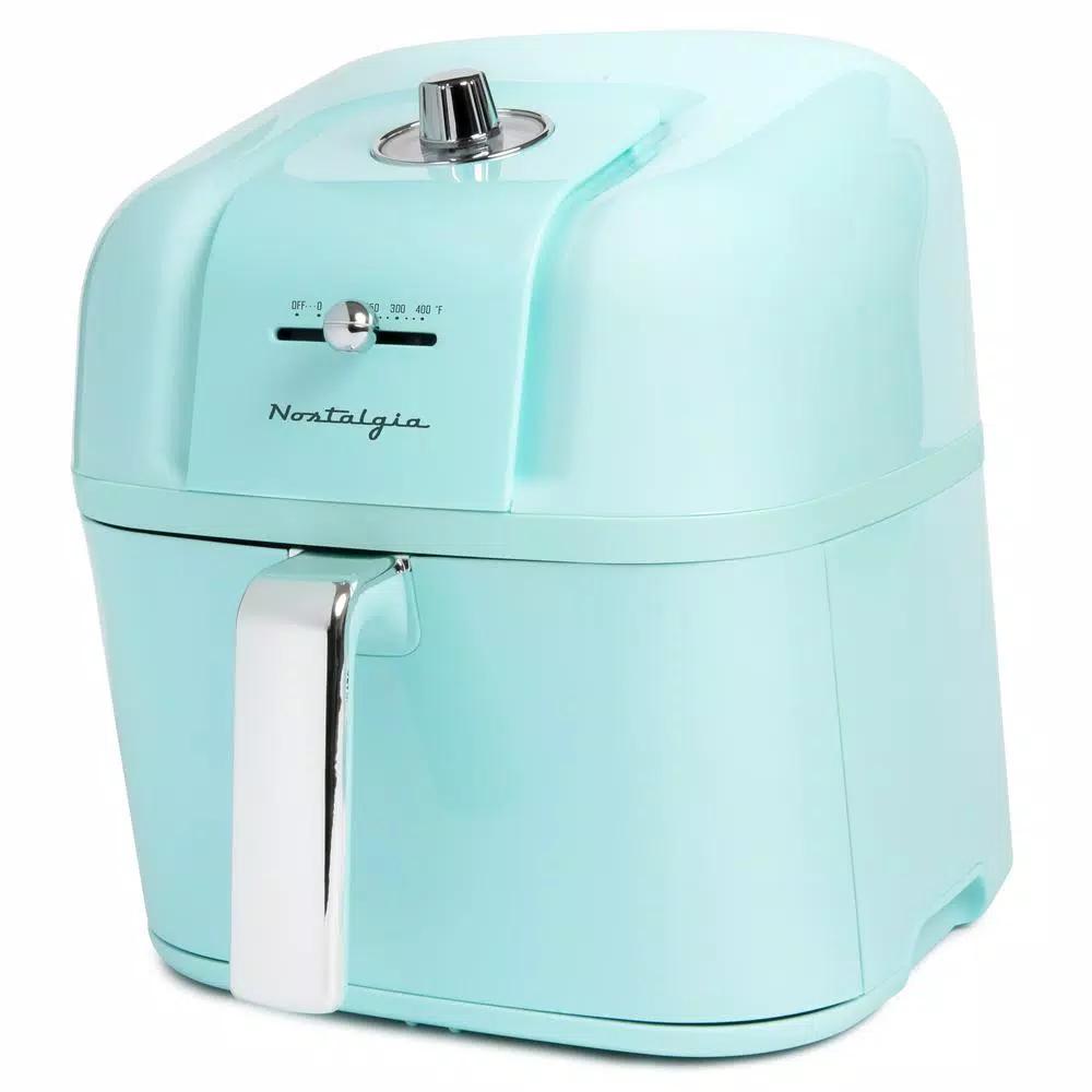 Nostalgia Classic Retro 7 Qt. Air Fryer, Aqua Blue