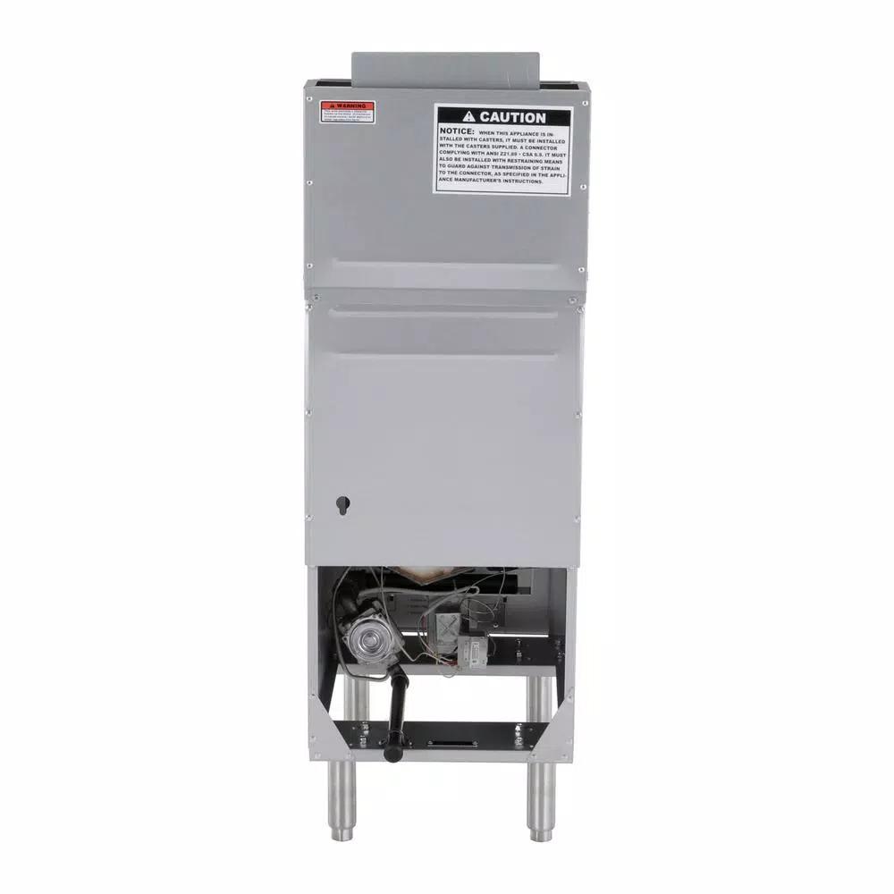 Magic Chef 20 Qt. Stainless Steel Commercial Propane Gas Deep Fryer, 90,000 BTU