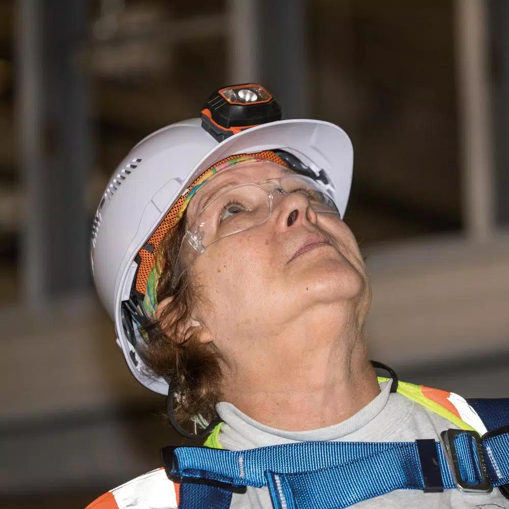 Klein Tools Hard Hat Headlamp and Magnetic Work Light