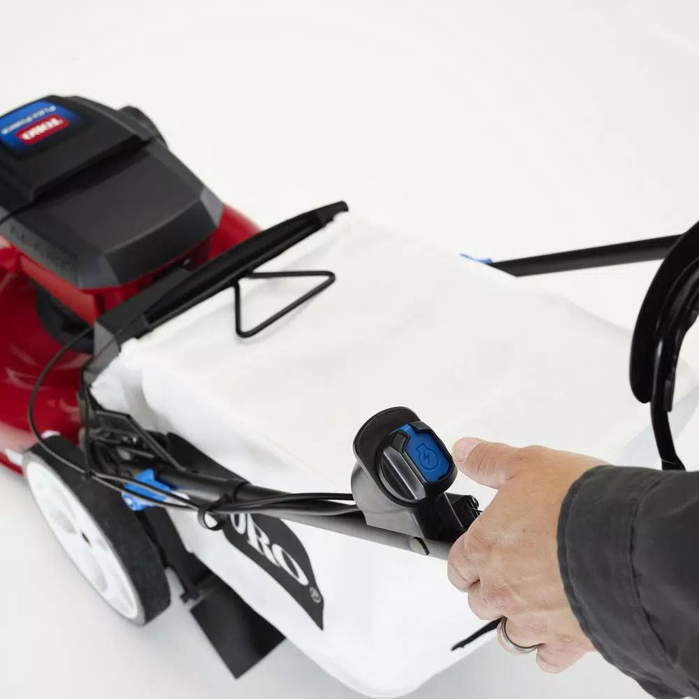 Toro 21 in. 60V Max Cordless Walk Behind Push Lawn Mower with 4 Ah Battery and Charger